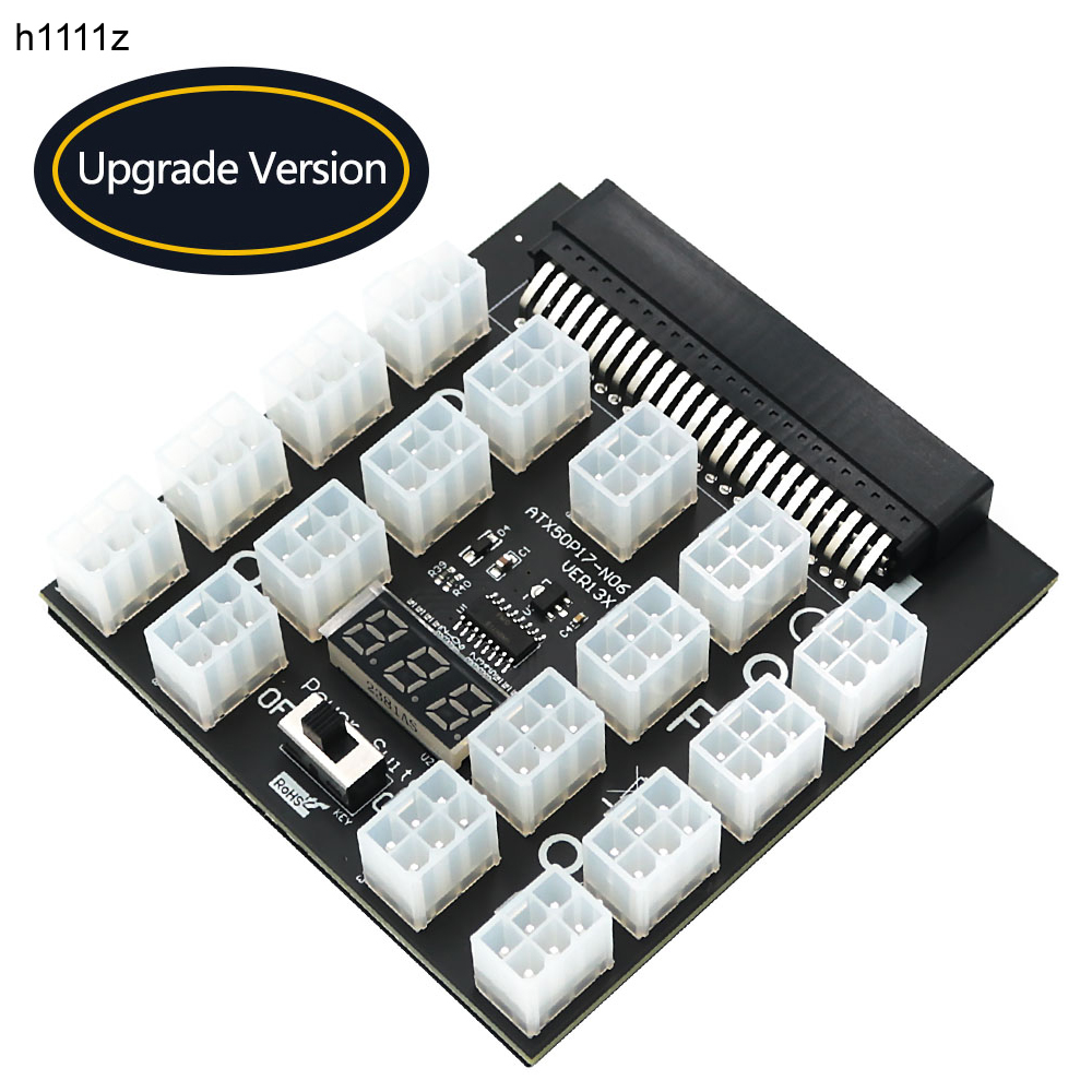 2400W Server Psu Breakout Board - PCI-E 12В 50Pin до ATX 17