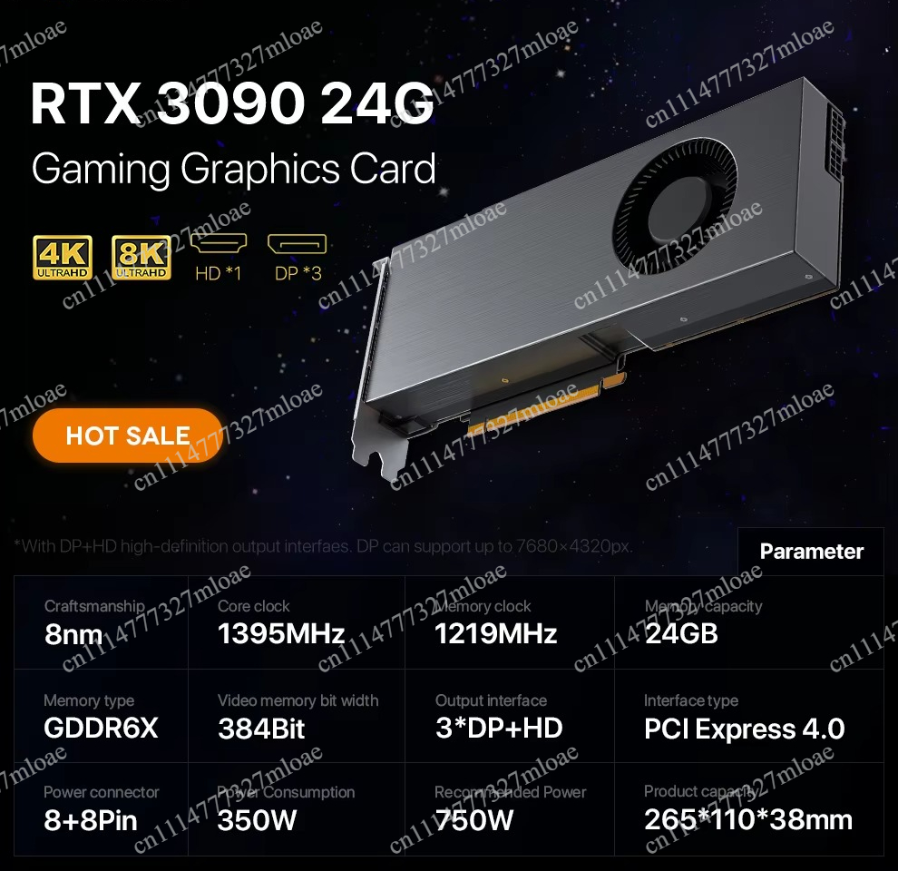 Rtx 3090 24Gb Graphics Card - Видеокарта RTX 3090 DDR6X, RTX 3080,