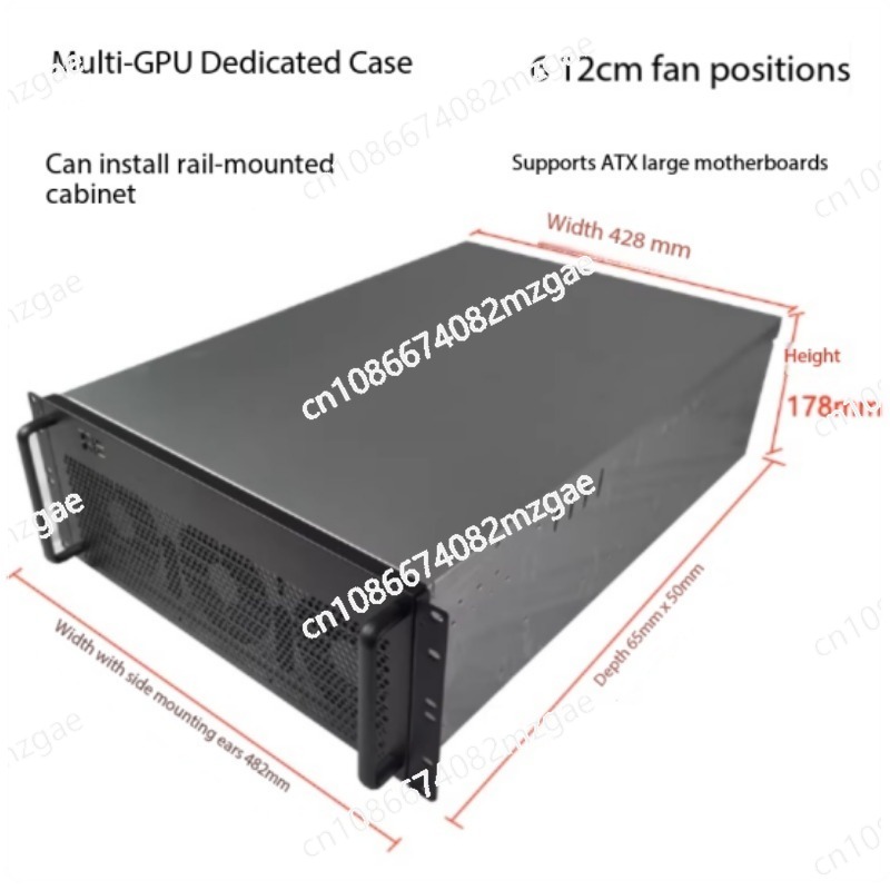 8 Gpu 4U Server Chassis - Корпус для 4U-сервера с поддержкой нескольких