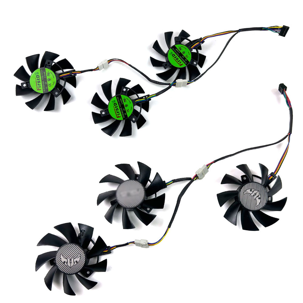 Rx 5700 Xt 8Gb Video Card - НОВЫЙ вентилятор охлаждения 75 мм 7-контактный