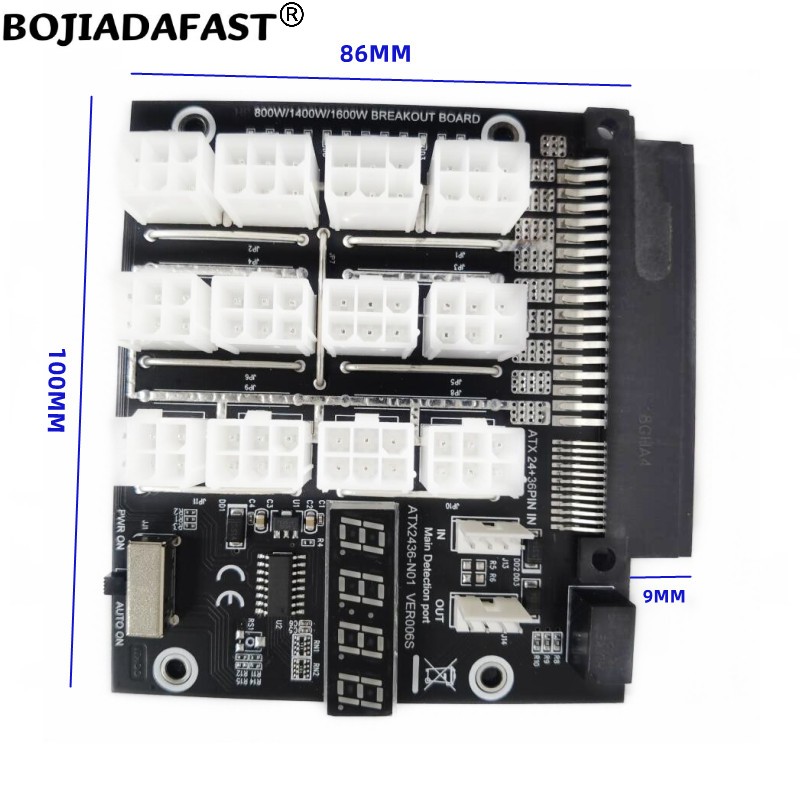 Плата-разветвитель питания для – обзор и цена 2400W Server Psu Breakout Board