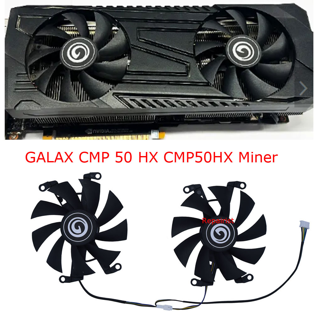 2 шт./комплект Вентилятор виде – обзор и цена Cmp 50Hx Mining Card