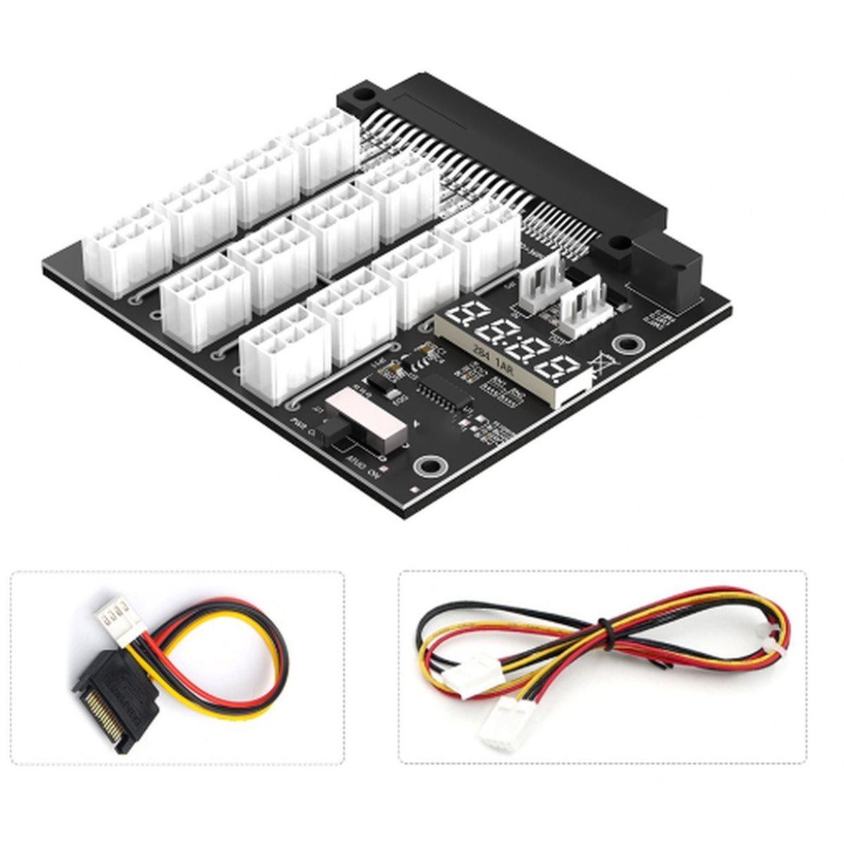 Плата-разветвитель с 12 портам – обзор и цена 2400W Server Psu Breakout Board