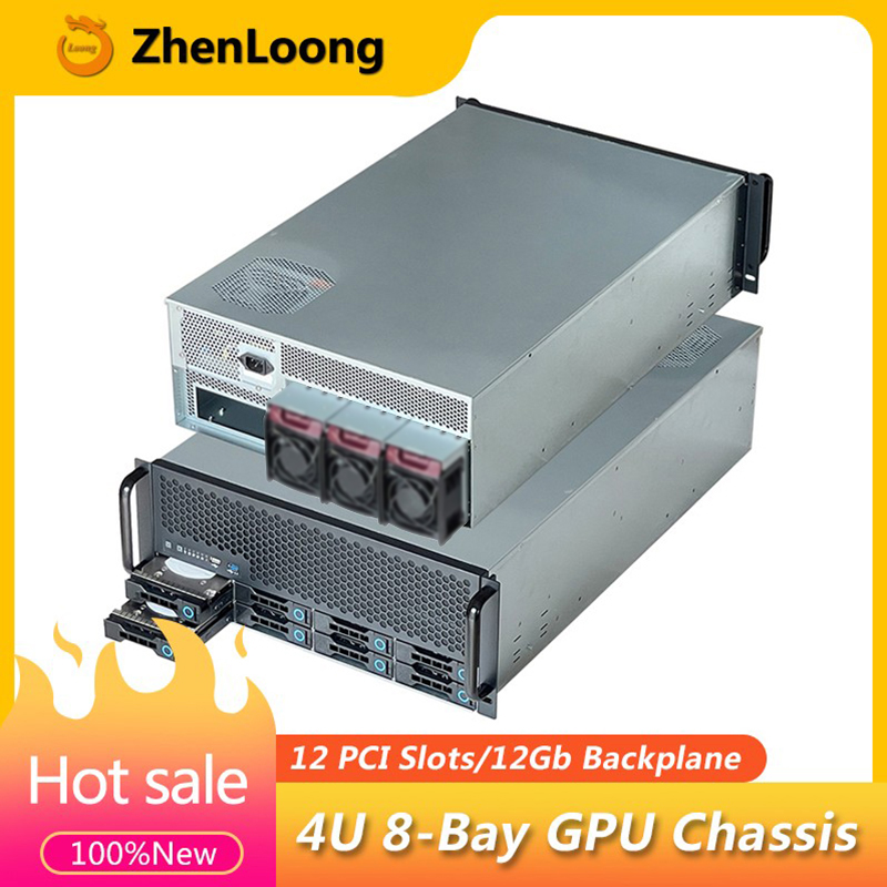 ZhenLoong GPU 4U Серверная сто – обзор и цена 8 Gpu 4U Server Chassis