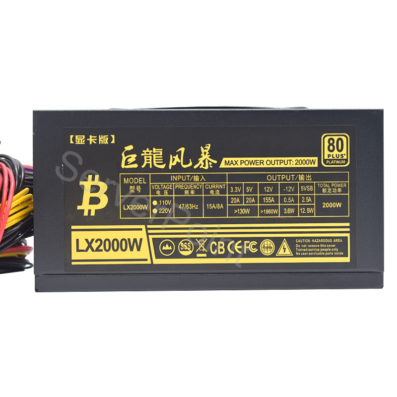 Блок питания ATX 2000 Вт для П – обзор и цена 2000W Atx Mining Power Supply