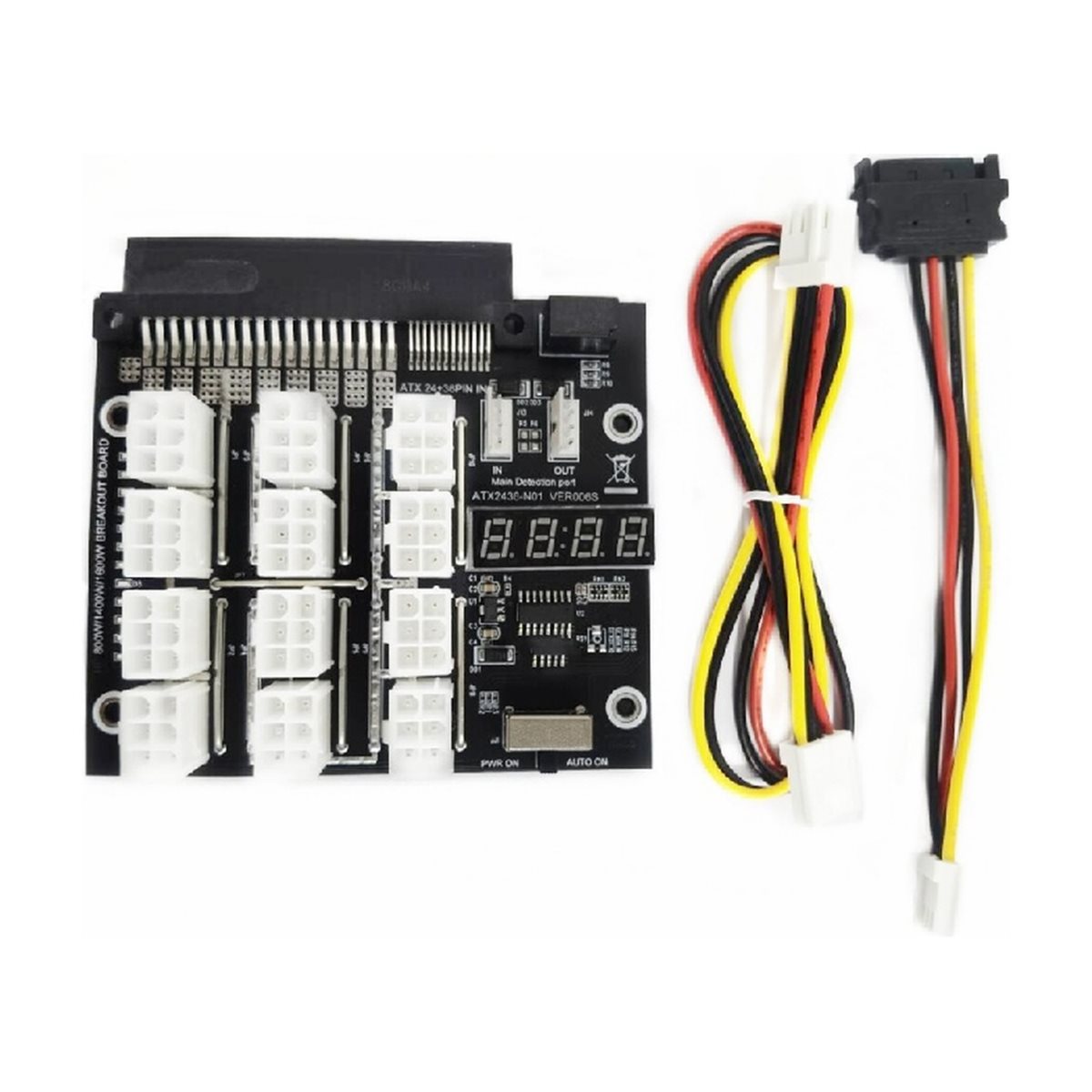 НОВАЯ ПЛАТА-РАСПРЕДЕЛИТЕЛЬ (BR – обзор и цена 2400W Server Psu Breakout Board