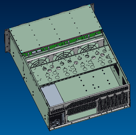 Стойка 4U 4 отсека Серверный к – обзор и цена 8 Gpu 4U Server Chassis