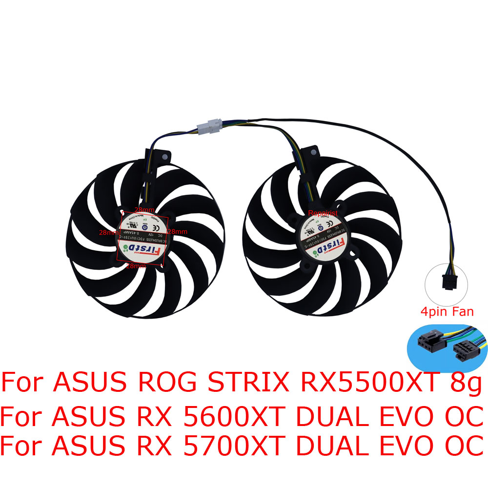 2 шт./комплект, охлаждающий ве – обзор и цена Rx 5700 Xt 8Gb Video Card