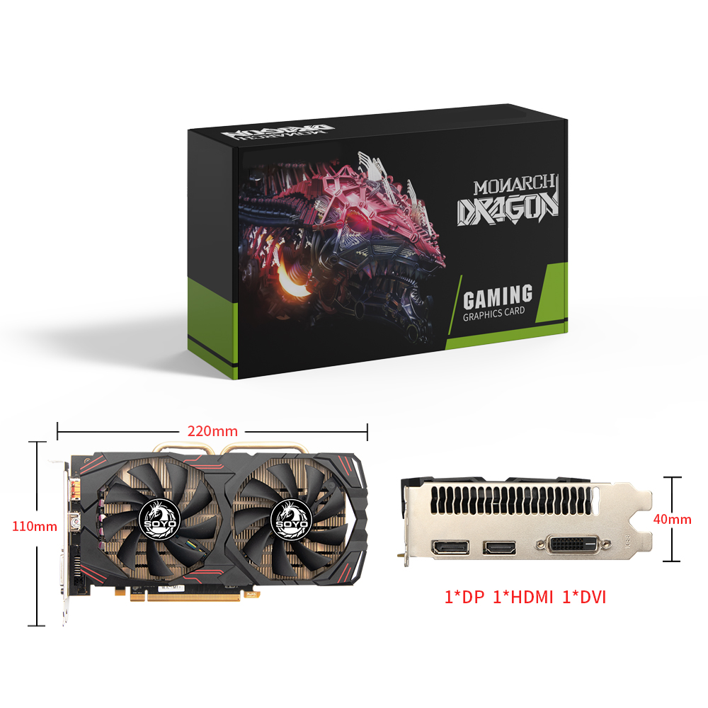 Видеокарта SOYO AMD Radeon RX5 – обзор и цена Rx 580 8Gb 2048Sp Gpu